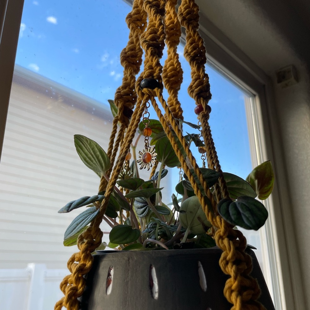 Sunshine Macrame Plant Hanger